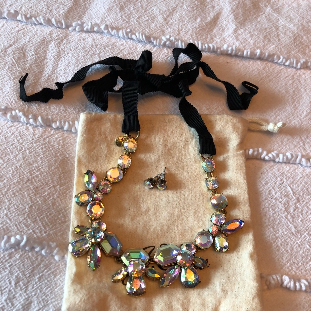 Jcrew necklace and earrings